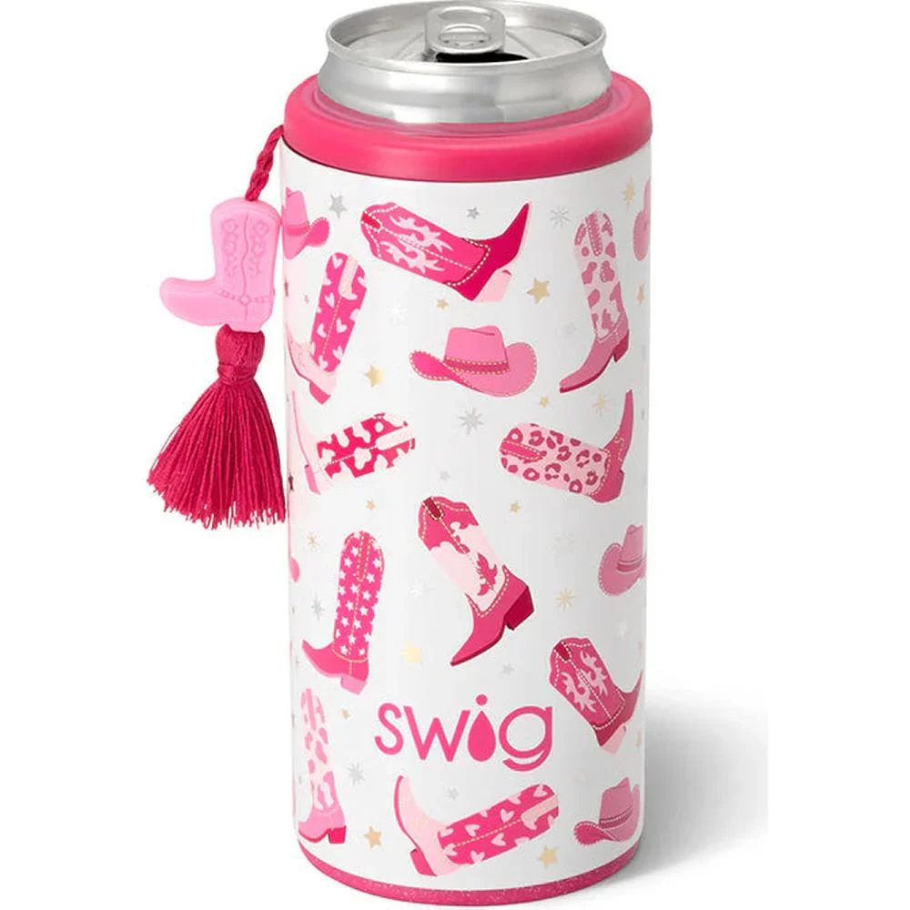 Swig Life Skinny Can Cooler 12 oz. / Let's Go Girls