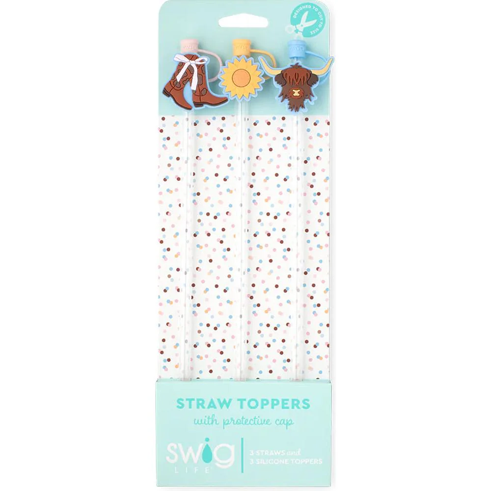 Swig Life Straw Topper Set / Cowgirl Coquette - Image 4