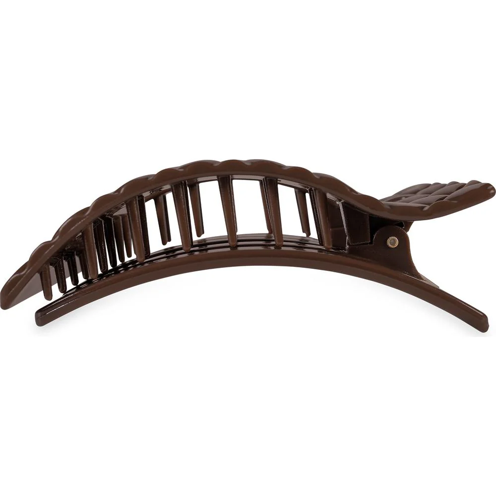 Teleties Flat Rectangle Clip Quilted Medium - Truly Taupe - Image 3