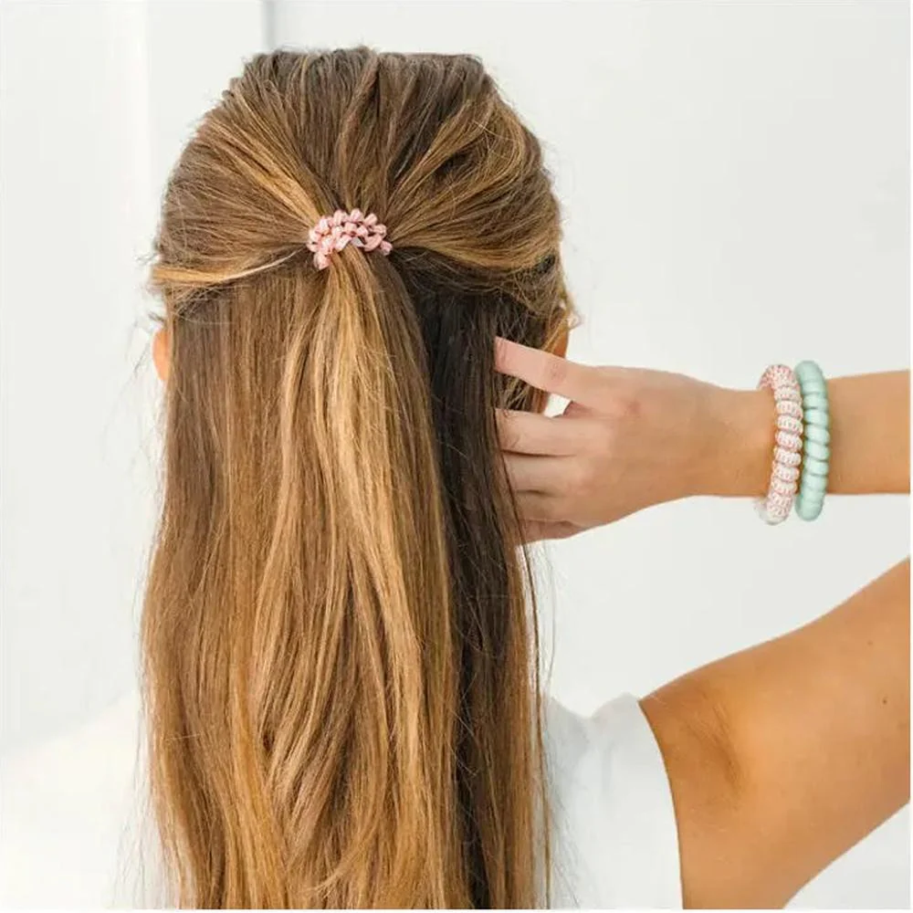 Teleties Hair Ties Calming Coral - Image 3