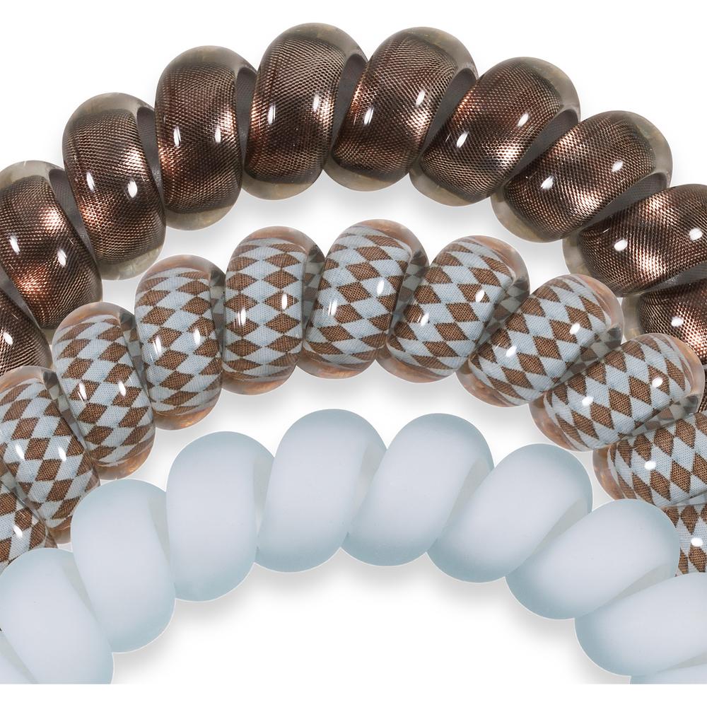 Teleties Hair Ties Large Truly Taupe - 3 Pack - Image 3