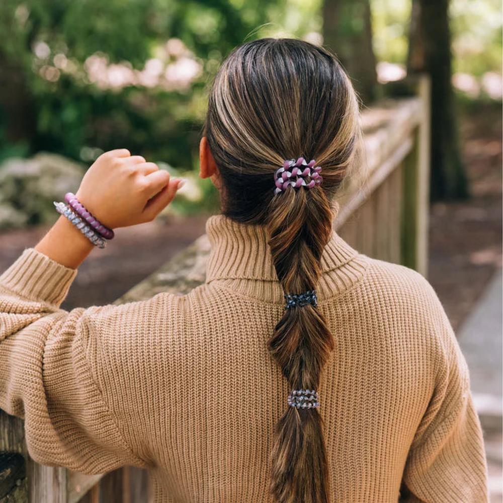 Teleties Hair Ties Mixed Purple Haze- 5 Pack - Image 2