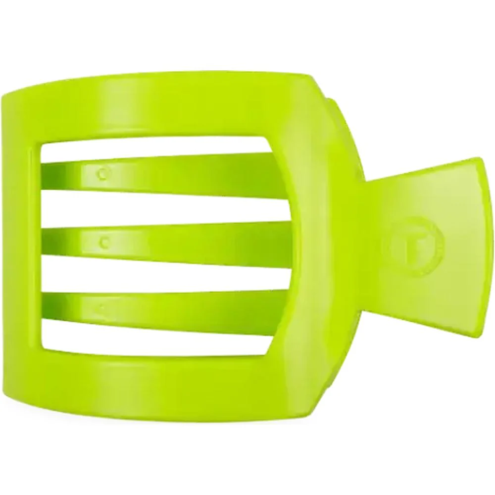 Teleties Square Flat Hair Clip Summer Brights Collection / Large