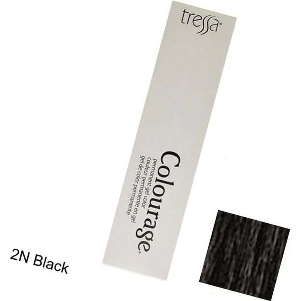Tressa Colourage Permanent Gel Color - 2N Black / 2 oz.