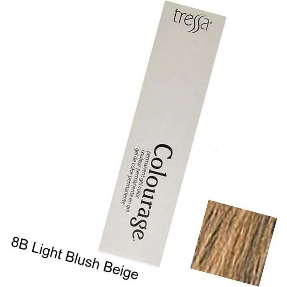 Tressa Colourage Permanent Gel Color - 8B Light Blush Beige / 2 oz.