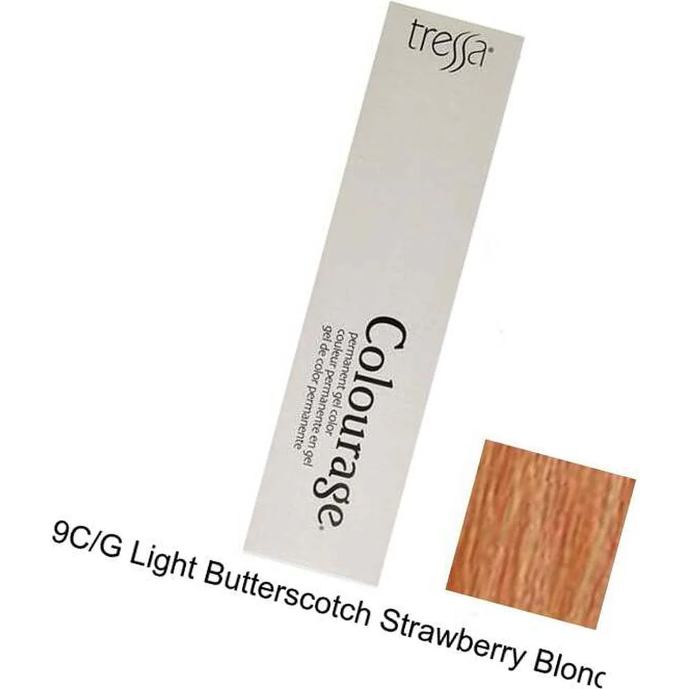 Tressa Colourage Permanent Gel Color - 9C/G Light Butterscotch Strawberry Blonde / 2 oz.