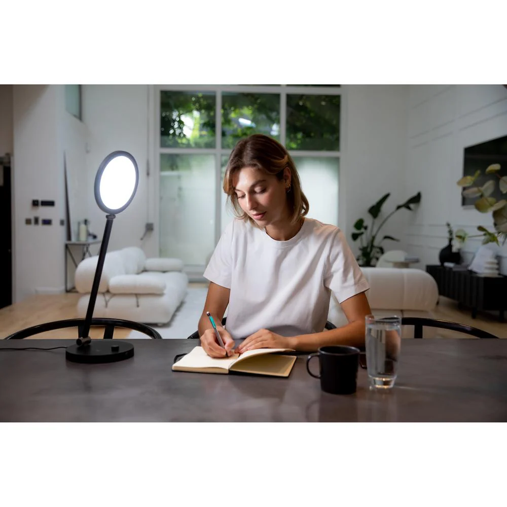 TriSun - SAD (Seasonal Affective Disorder) Therapy LED Desk Lamp - USB Charging - Image 7