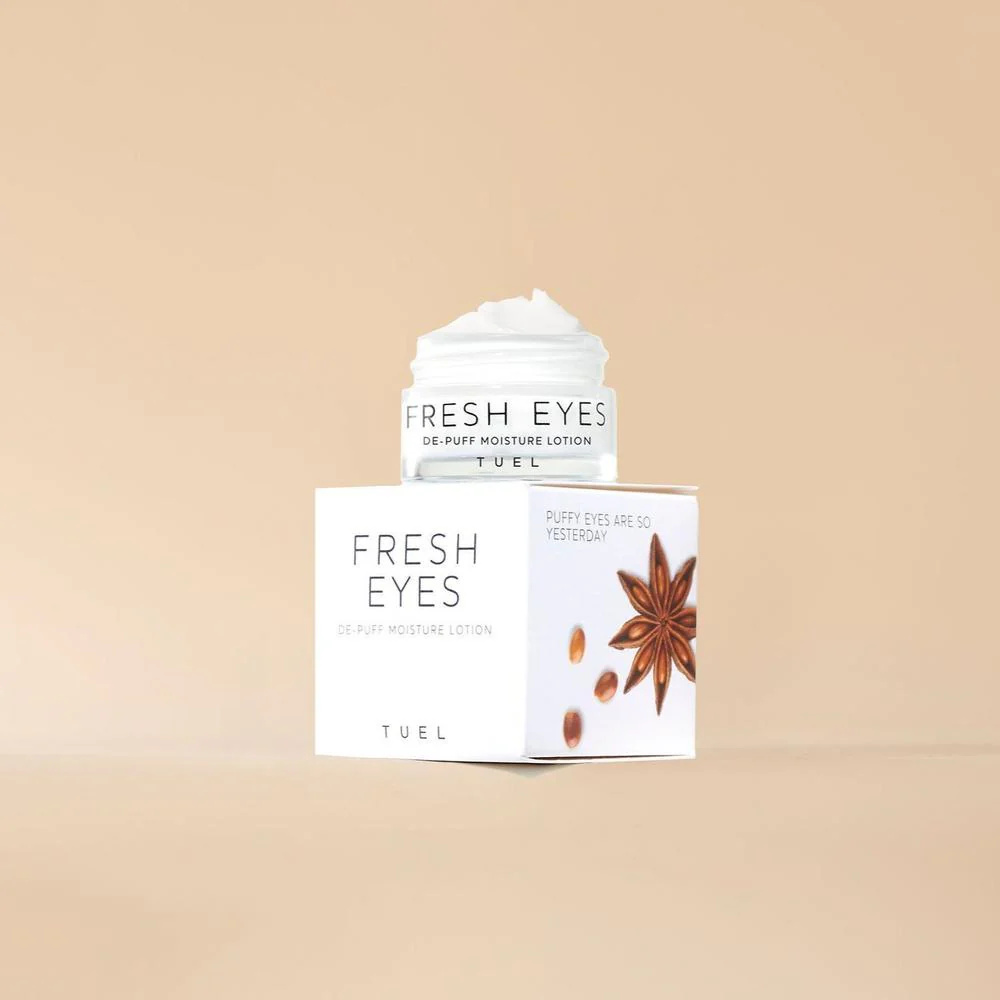 Fresh Eyes De-Puff Moisture Lotion / 0.5 oz. - Retail Item by Tuel Skincare - Image 2