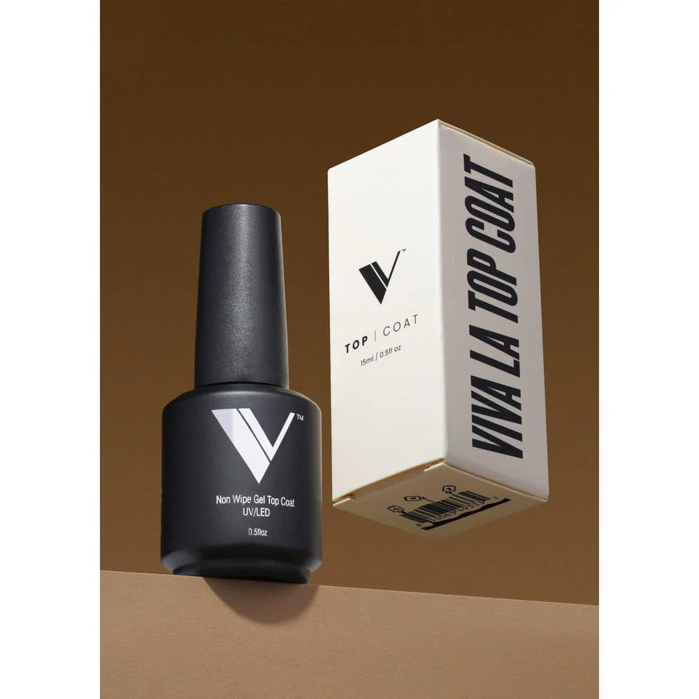 V Beauty Pure - V Gel Non-Wipe Gel Top Coat / 0.5 fl. oz. - 15 mL.