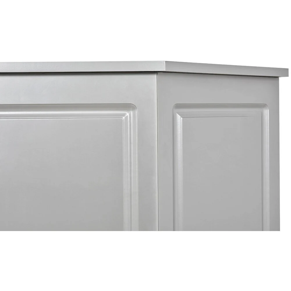 Valencia LED Reception Desk - Center / Available in White, Meteor Black, Silver and Rustic Teak by DIR Salon Furniture - Image 17