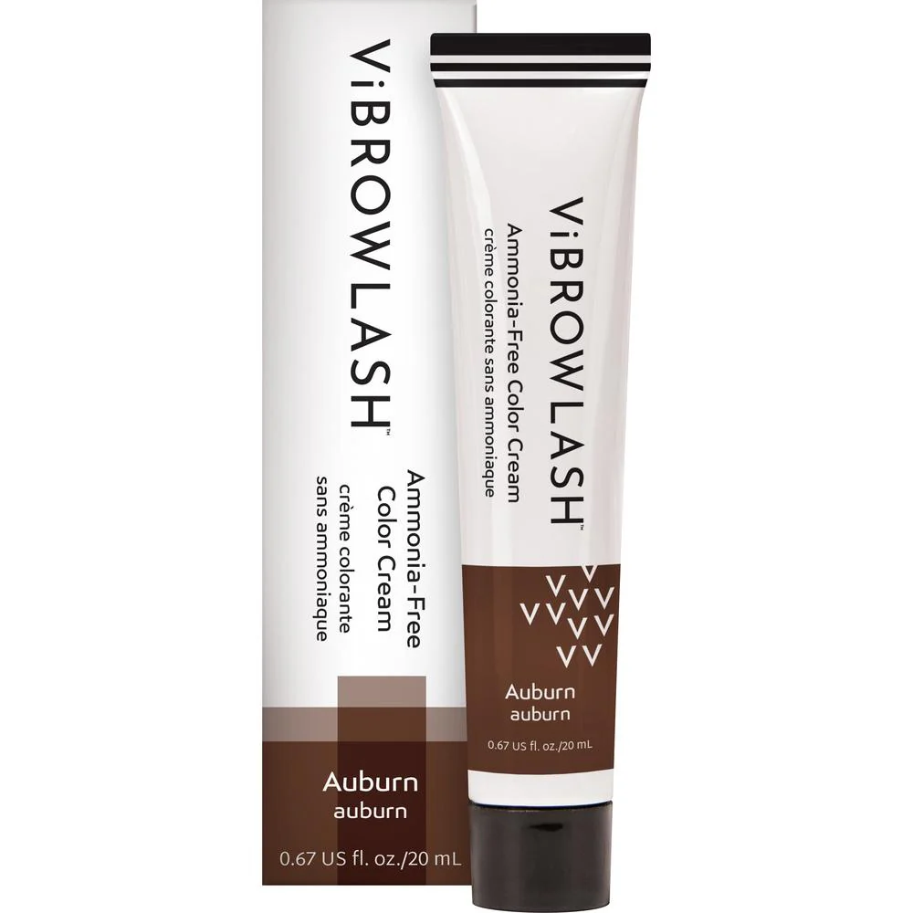 ViBrowLash - Auburn Lash & Brow Tint - Ammonia-Free Color Cream / 20 mL.