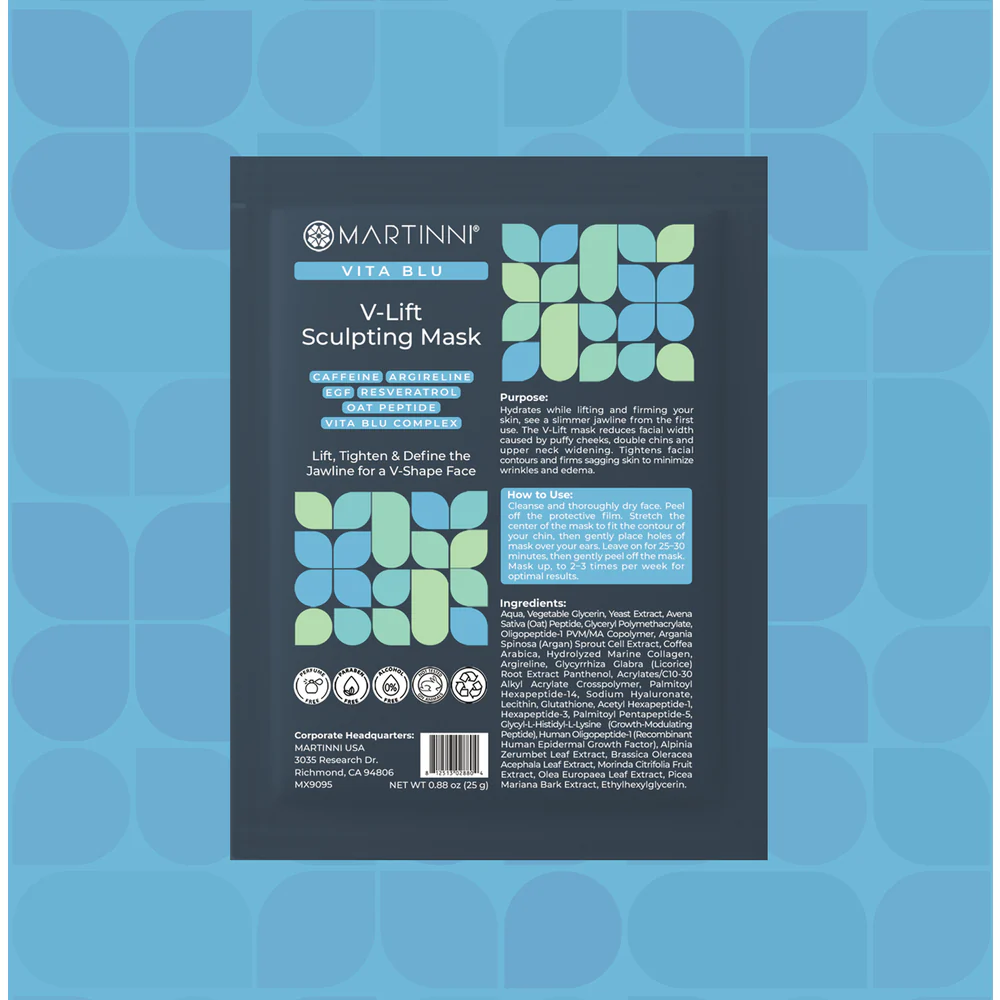 VITA BLU V-Lift Sculpting Mask / 10 Treatment Masks by Martinni - Image 2