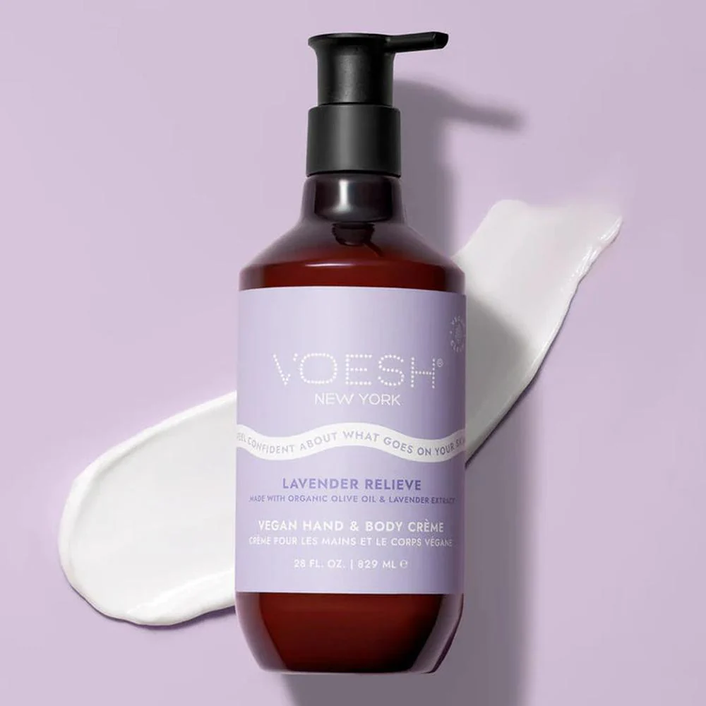 Voesh Vegan Body & Hand Creme - Lavender Relieve / 28 oz. - 829 mL. - Image 5