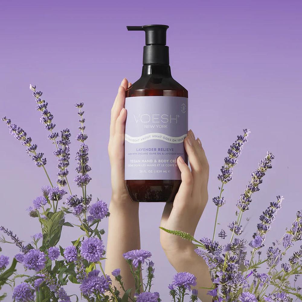 Voesh Vegan Body & Hand Creme - Lavender Relieve / 28 oz. - 829 mL. - Image 7