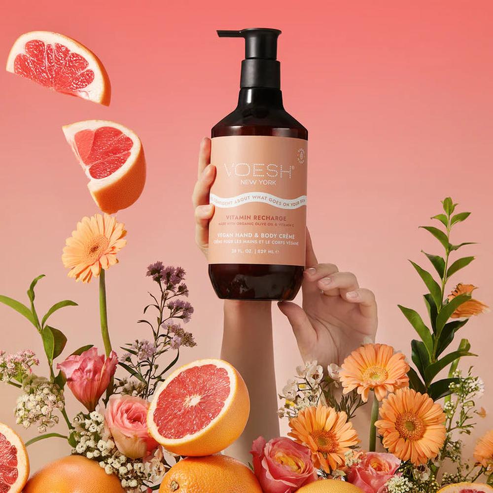 Voesh Vegan Body & Hand Creme - Vitamin Recharge / 28 oz. - 829 mL. - Image 4