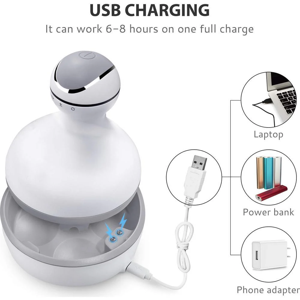 Waterproof Cordless Electric Scalp Massager - Ideal Add On For Japanese Head Spa Treatments - Image 7