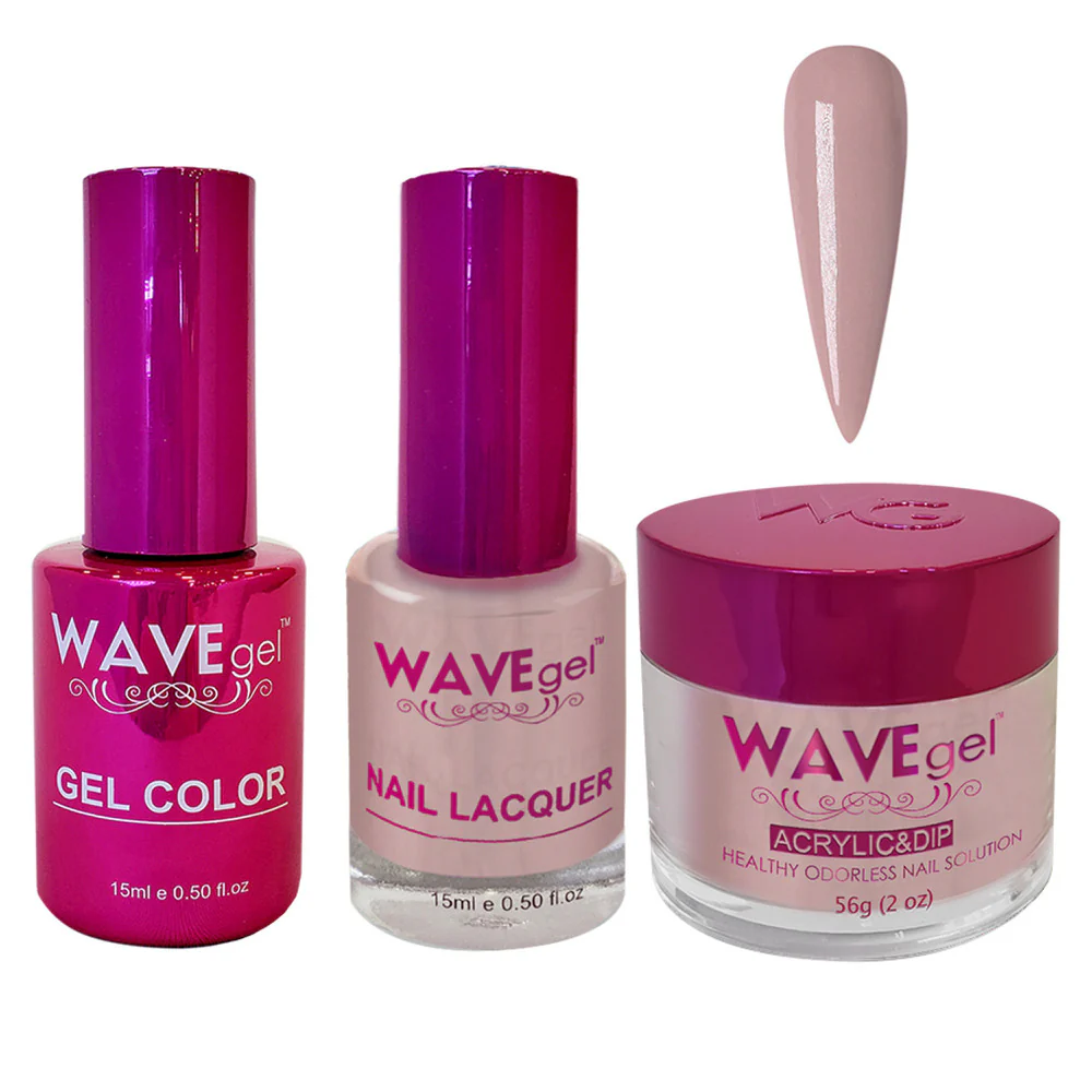 Wave Princess Collection 3-In-1 Matching Combo Set / 1 Gel Polish 0.5 oz. + 1 Lacquer 0.5 oz. + 1 Dip Powder 2 oz. / #31 Smoky Topaz