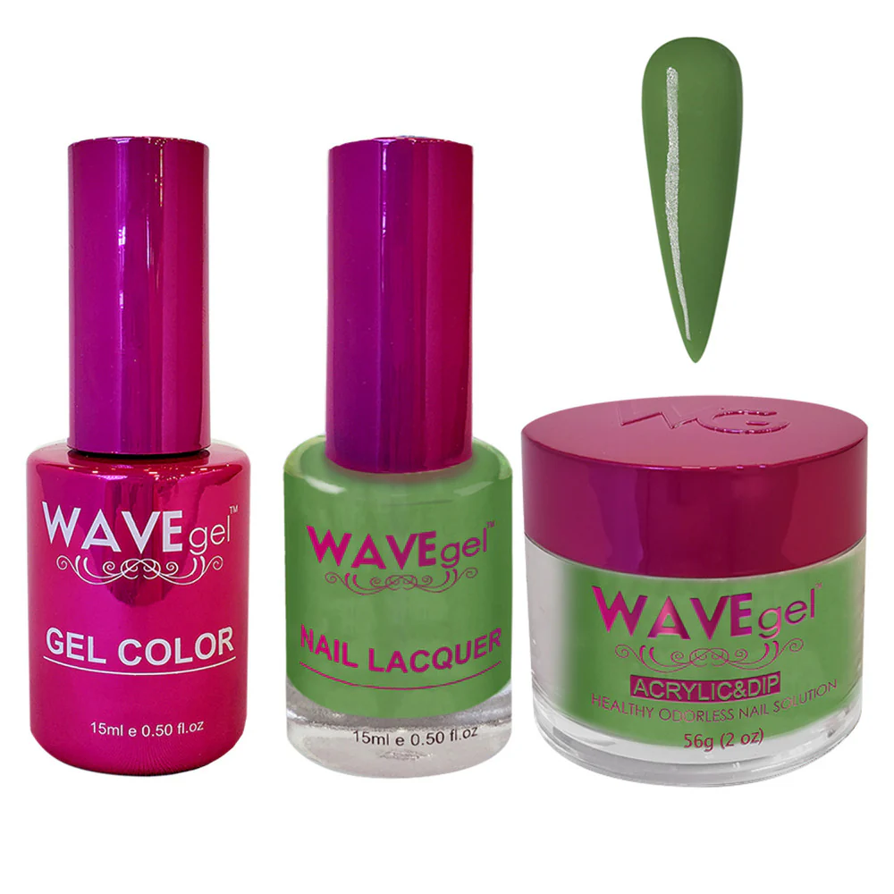Wave Princess Collection 3-In-1 Matching Combo Set / 1 Gel Polish 0.5 oz. + 1 Lacquer 0.5 oz. + 1 Dip Powder 2 oz. / #44 Embarassed