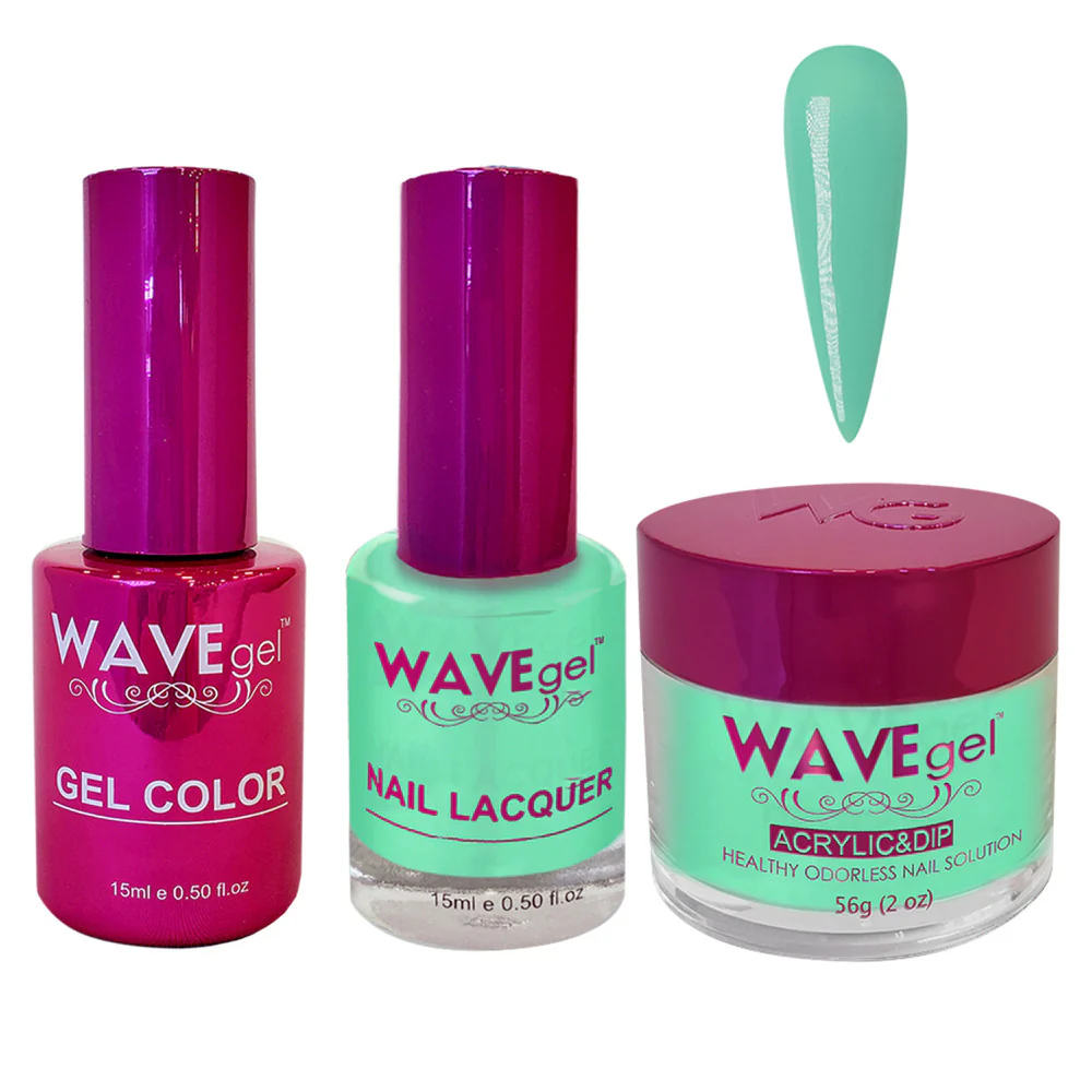 Wave Princess Collection 3-In-1 Matching Combo Set / 1 Gel Polish 0.5 oz. + 1 Lacquer 0.5 oz. + 1 Dip Powder 2 oz. / #60 Aurora