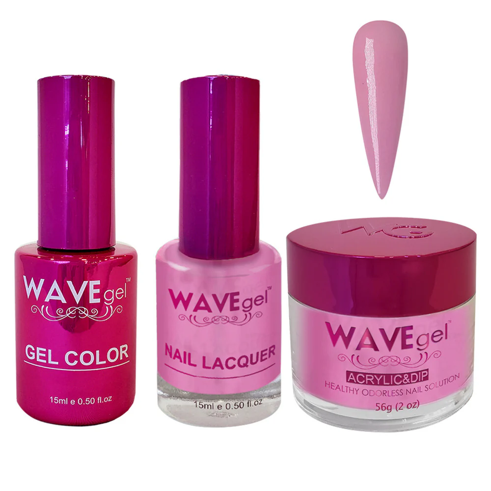 Wave Princess Collection 3-In-1 Matching Combo Set / 1 Gel Polish 0.5 oz. + 1 Lacquer 0.5 oz. + 1 Dip Powder 2 oz. / #75 I am Her