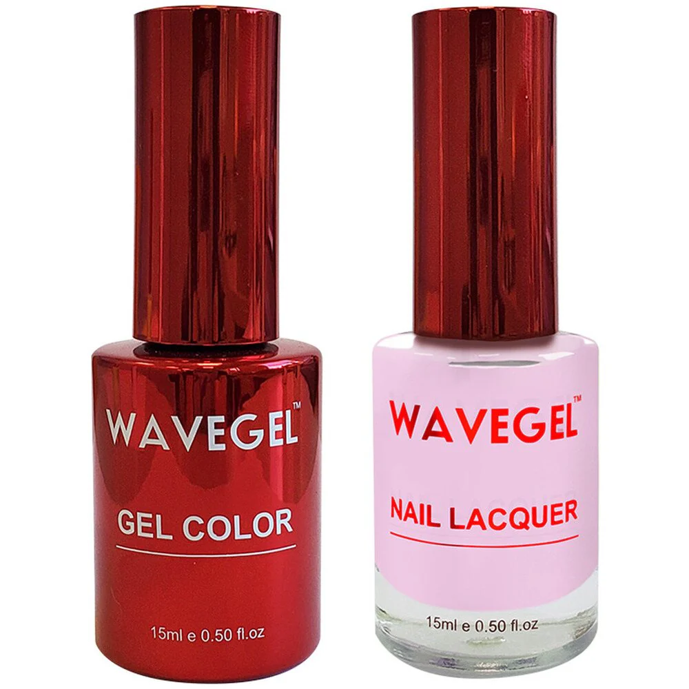 Wave Queen 2-In-1 Matching Duo Set / 1 Gel Polish 0.5 oz. + 1 Lacquer 0.5 oz. / #008 Passion
