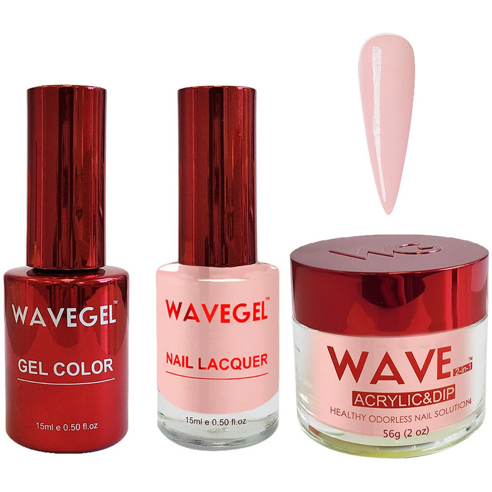 Wave Queen 3-In-1 Matching Combo Set / 1 Gel Polish 0.5 oz. + 1 Lacquer 0.5 oz. + 1 Dip Powder 2 oz. / #014 Her Majesty - Image 2