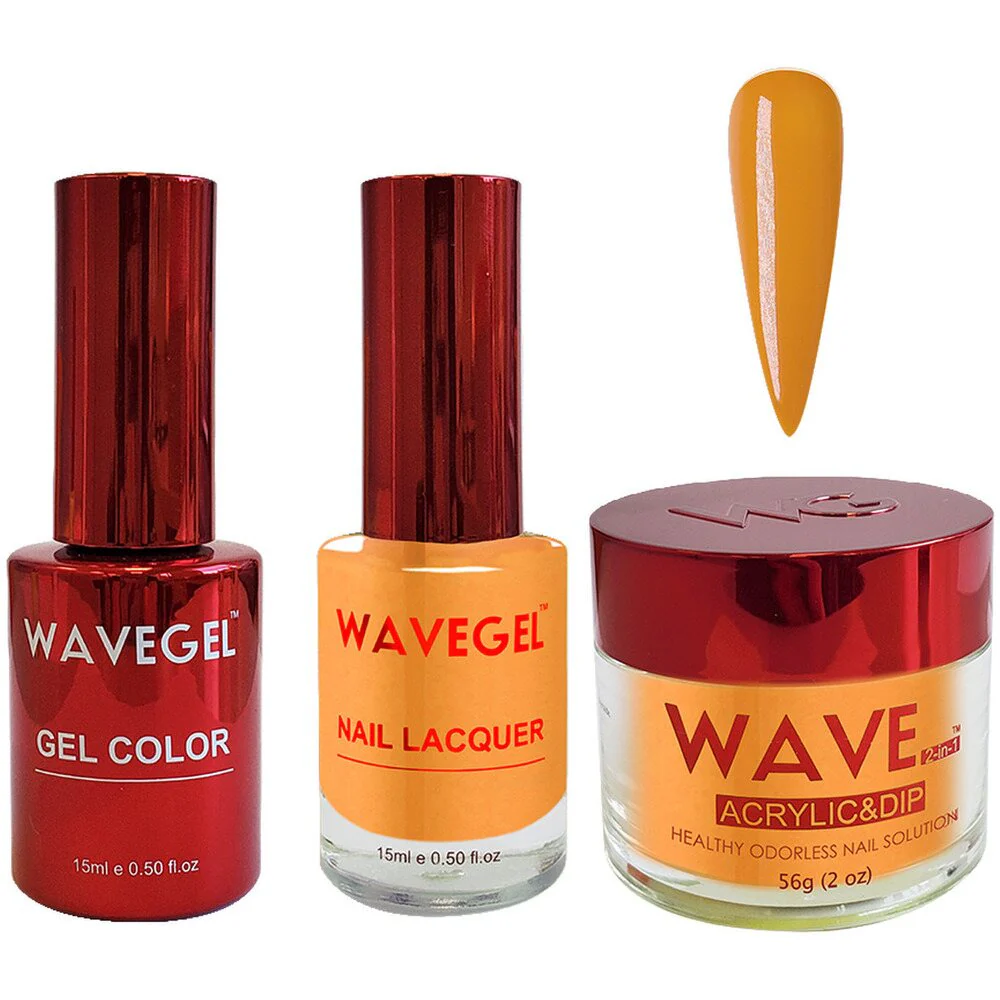 Wave Queen 3-In-1 Matching Combo Set / 1 Gel Polish 0.5 oz. + 1 Lacquer 0.5 oz. + 1 Dip Powder 2 oz. / #021 Tanned Bronze