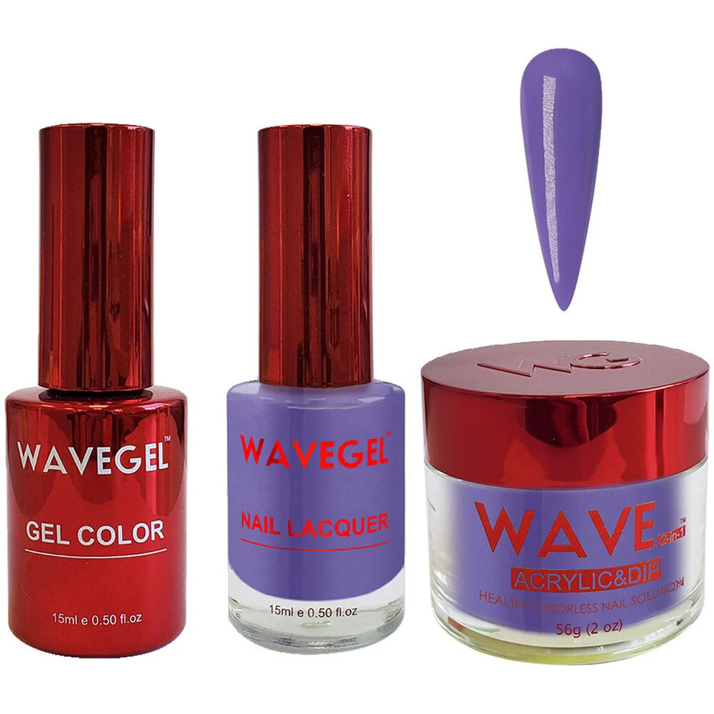 Wave Queen 3-In-1 Matching Combo Set / 1 Gel Polish 0.5 oz. + 1 Lacquer 0.5 oz. + 1 Dip Powder 2 oz. / #050 Kensington Palace