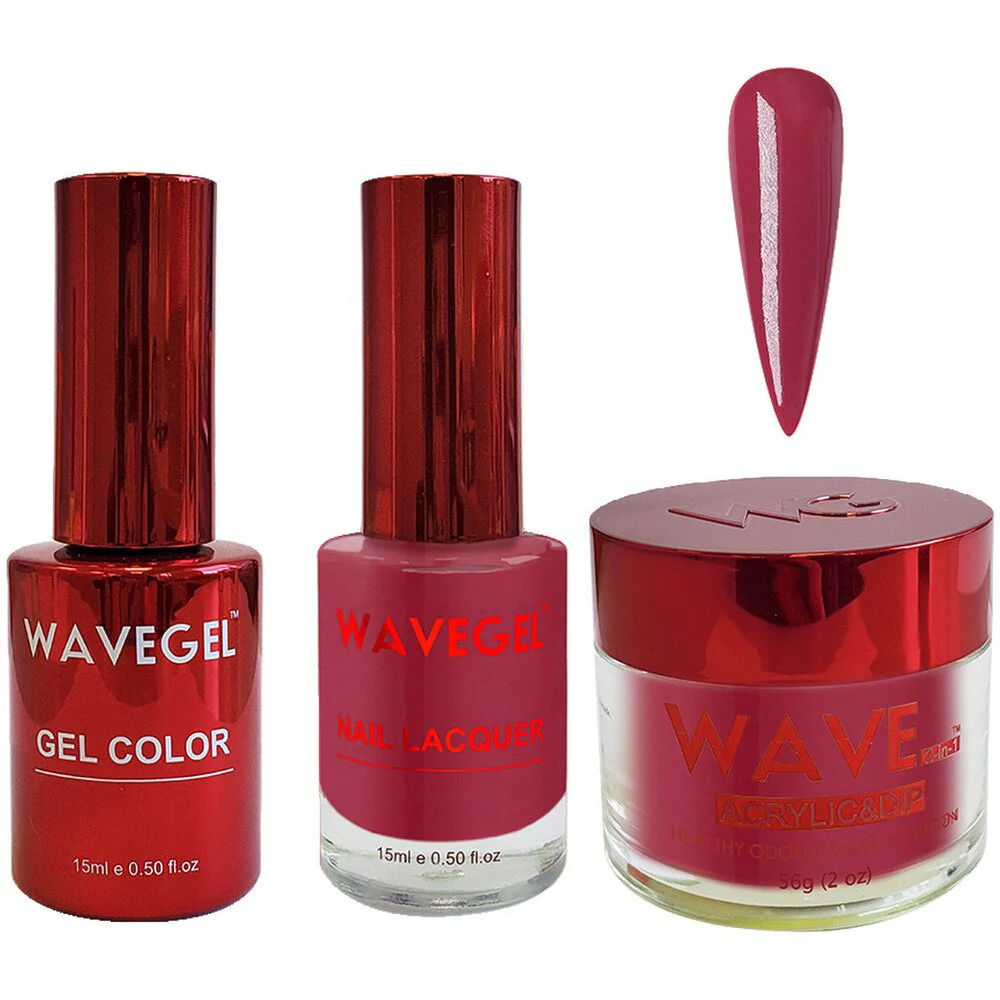 Wave Queen 3-In-1 Matching Combo Set / 1 Gel Polish 0.5 oz. + 1 Lacquer 0.5 oz. + 1 Dip Powder 2 oz. / #062 Privy Purse