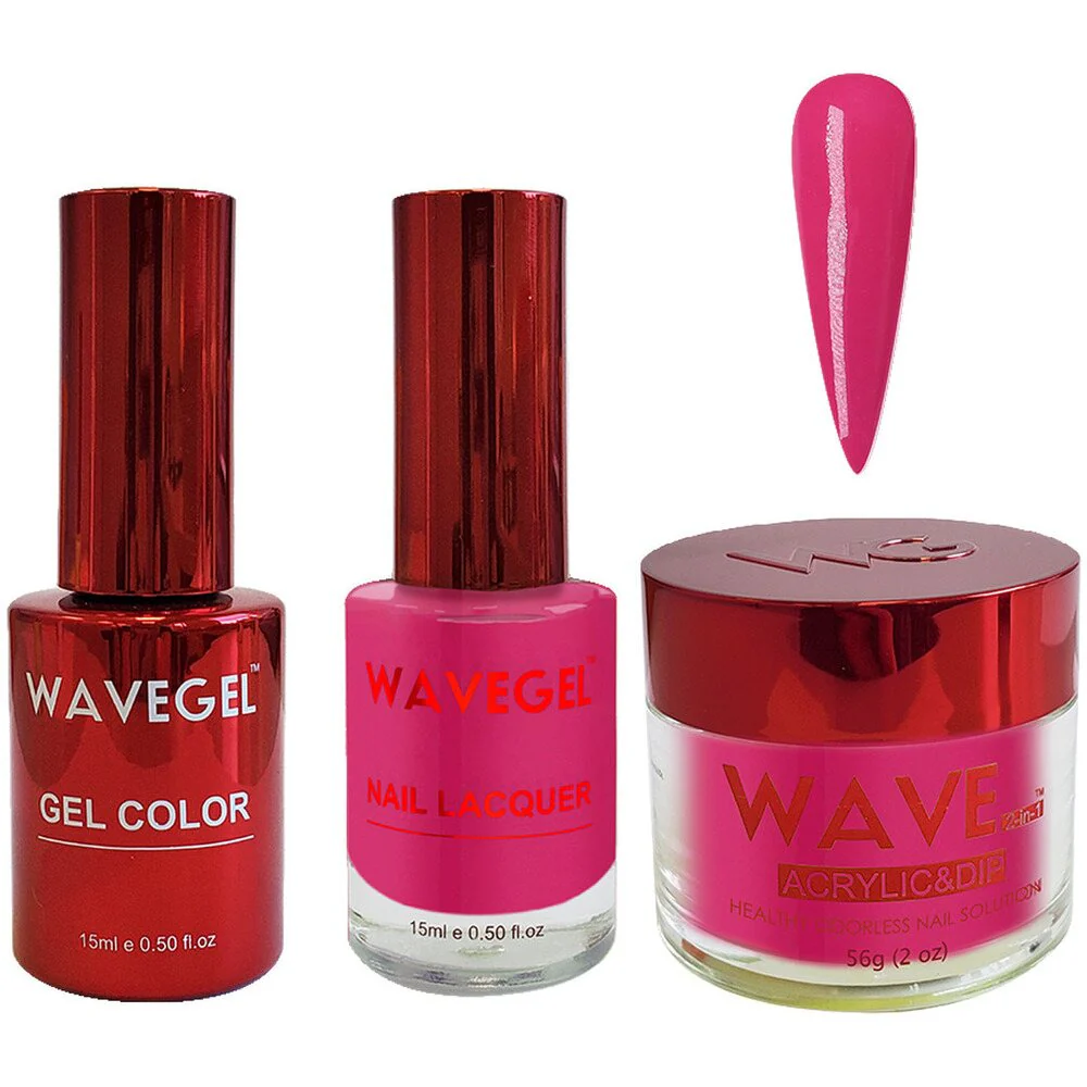 Wave Queen 3-In-1 Matching Combo Set / 1 Gel Polish 0.5 oz. + 1 Lacquer 0.5 oz. + 1 Dip Powder 2 oz. / #064 Perfect Gloss