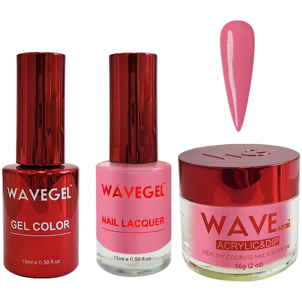 Wave Queen 3-In-1 Matching Combo Set / 1 Gel Polish 0.5 oz. + 1 Lacquer 0.5 oz. + 1 Dip Powder 2 oz. / #071 Bogota Blackberry