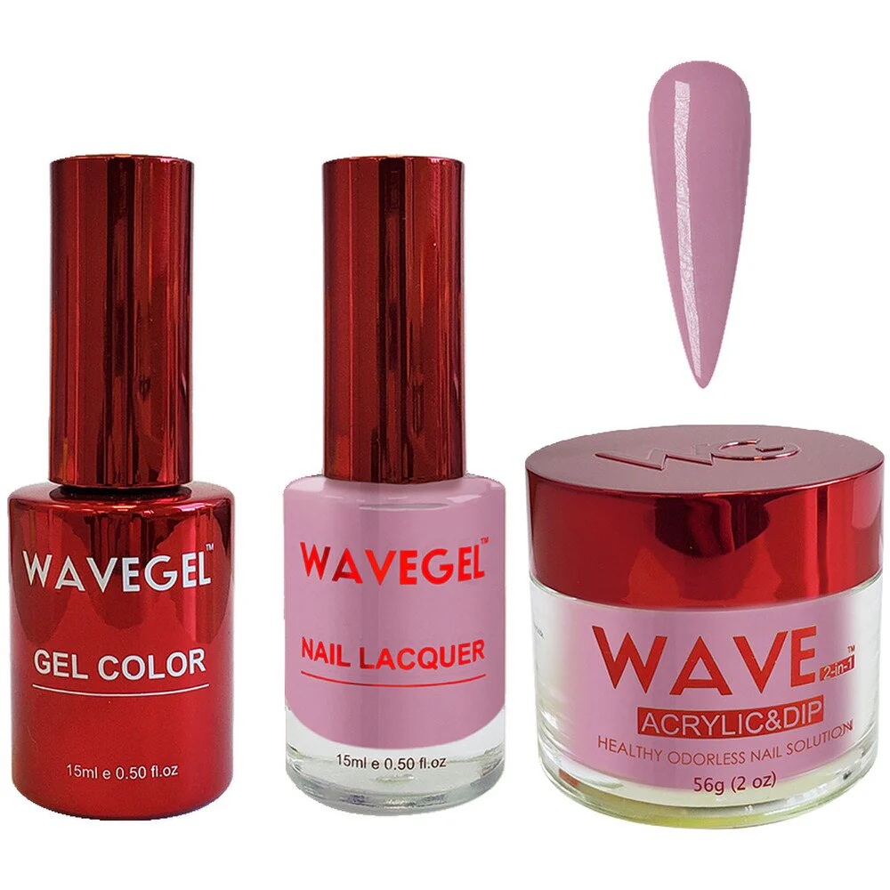 Wave Queen 3-In-1 Matching Combo Set / 1 Gel Polish 0.5 oz. + 1 Lacquer 0.5 oz. + 1 Dip Powder 2 oz. / #083 Amuse