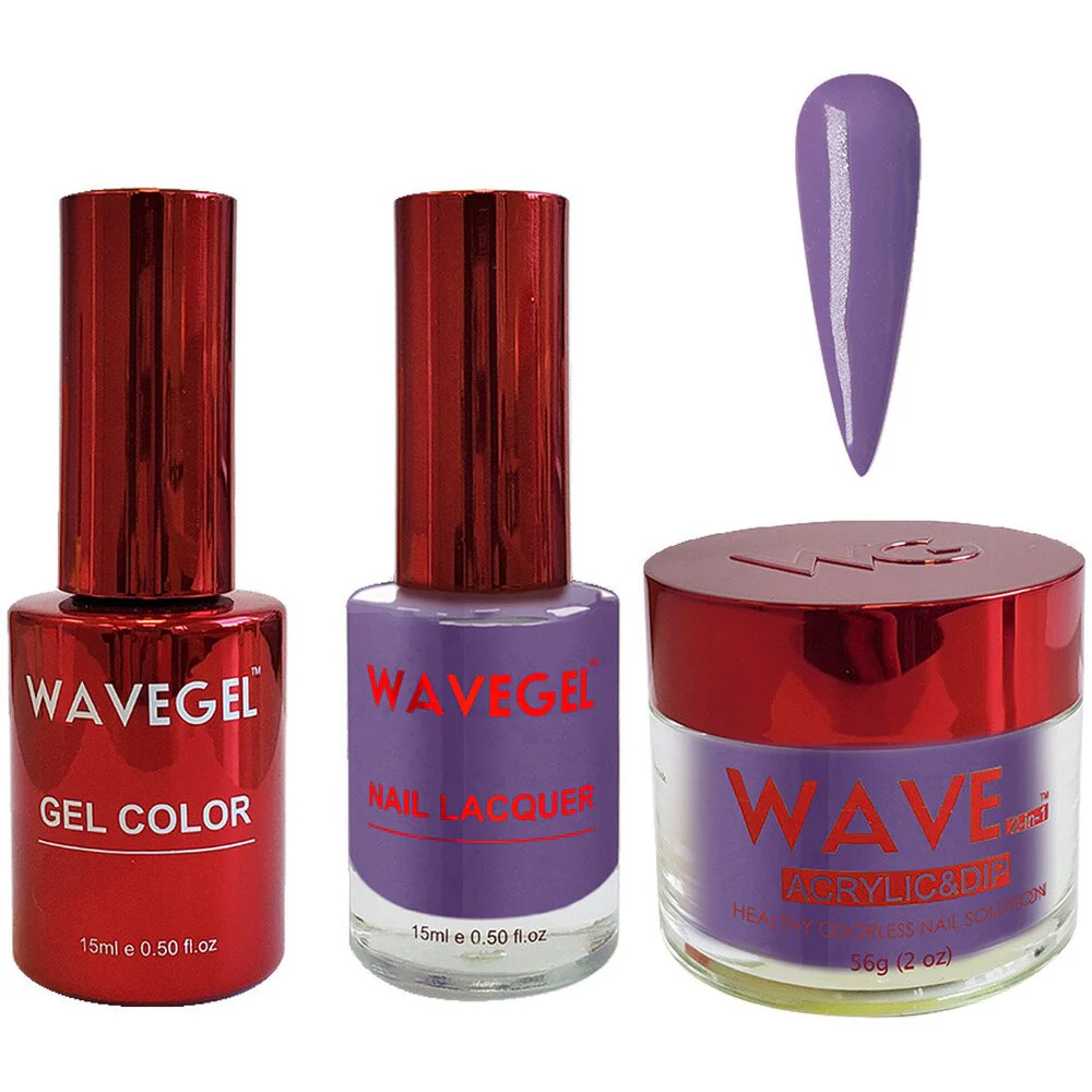 Wave Queen 3-In-1 Matching Combo Set / 1 Gel Polish 0.5 oz. + 1 Lacquer 0.5 oz. + 1 Dip Powder 2 oz. / #089 Highest Rank