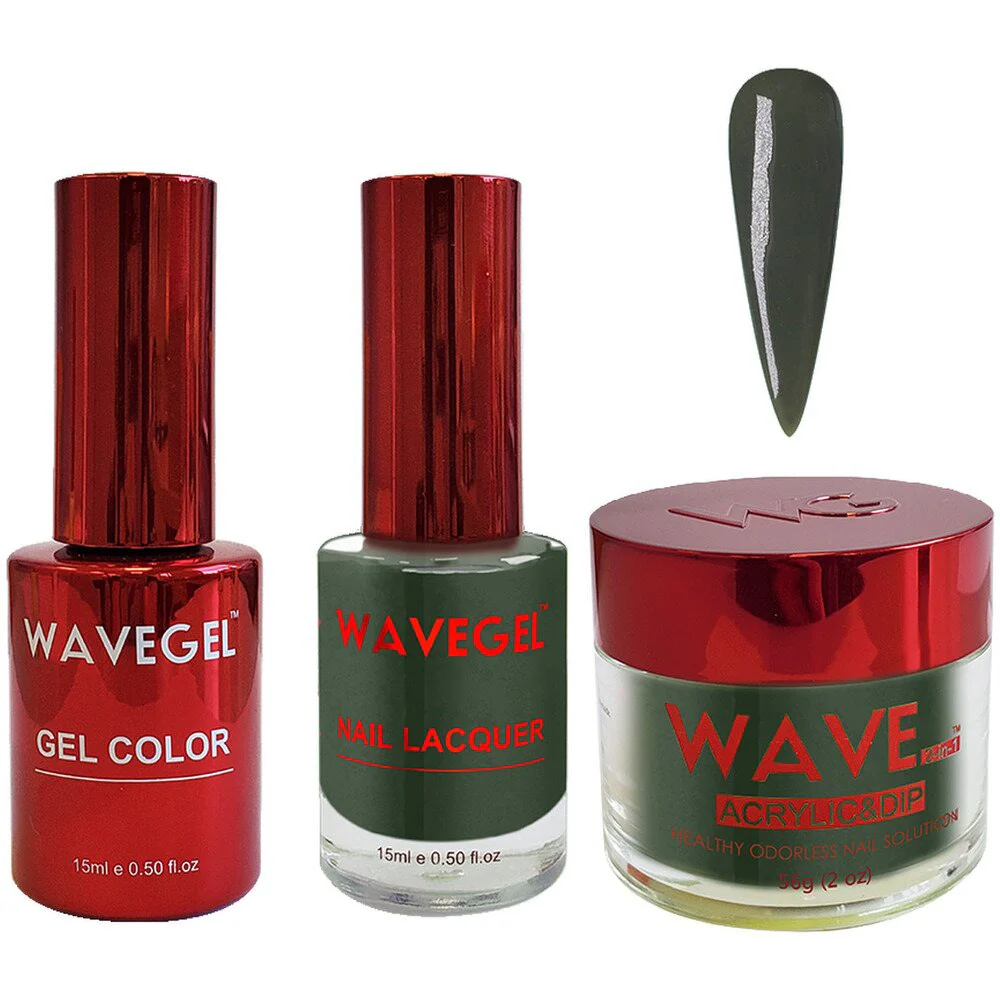 Wave Queen 3-In-1 Matching Combo Set / 1 Gel Polish 0.5 oz. + 1 Lacquer 0.5 oz. + 1 Dip Powder 2 oz. / #102 Rana