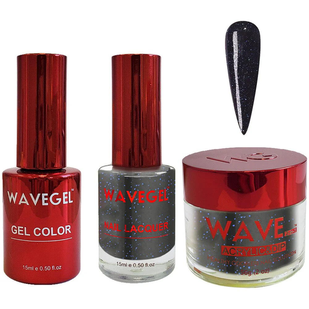 Wave Queen 3-In-1 Matching Combo Set / 1 Gel Polish 0.5 oz. + 1 Lacquer 0.5 oz. + 1 Dip Powder 2 oz. / #120 Royal Secrets