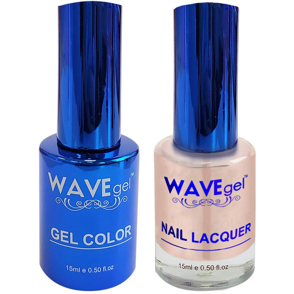 Wave Royal Collection 2-In-1 Matching Duo Set / 1 Gel Polish 0.5 oz. + 1 Lacquer 0.5 oz. / #WR004 Time for Tea!