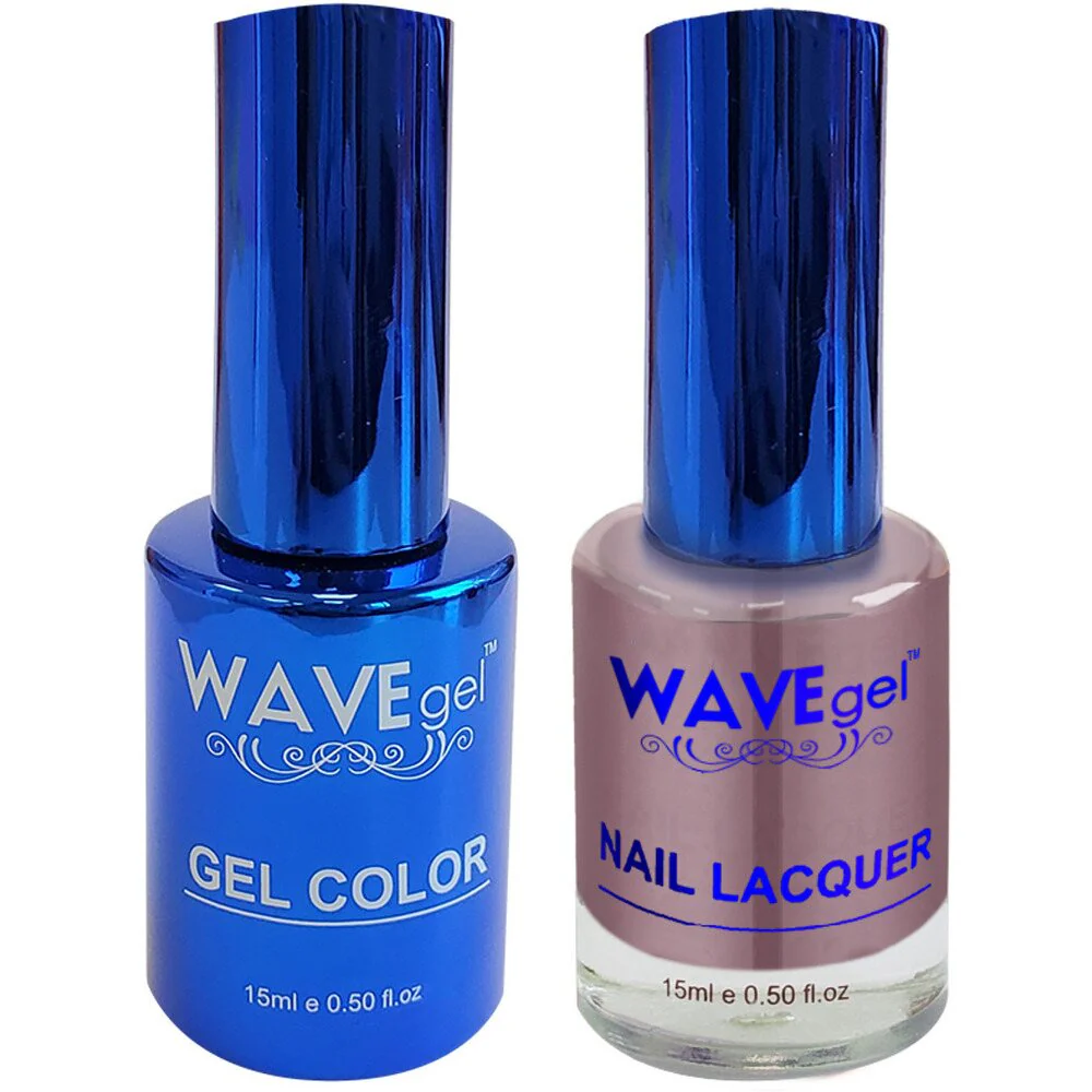 Wave Royal Collection 2-In-1 Matching Duo Set / 1 Gel Polish 0.5 oz. + 1 Lacquer 0.5 oz. / #WR016 Mauve Monarch