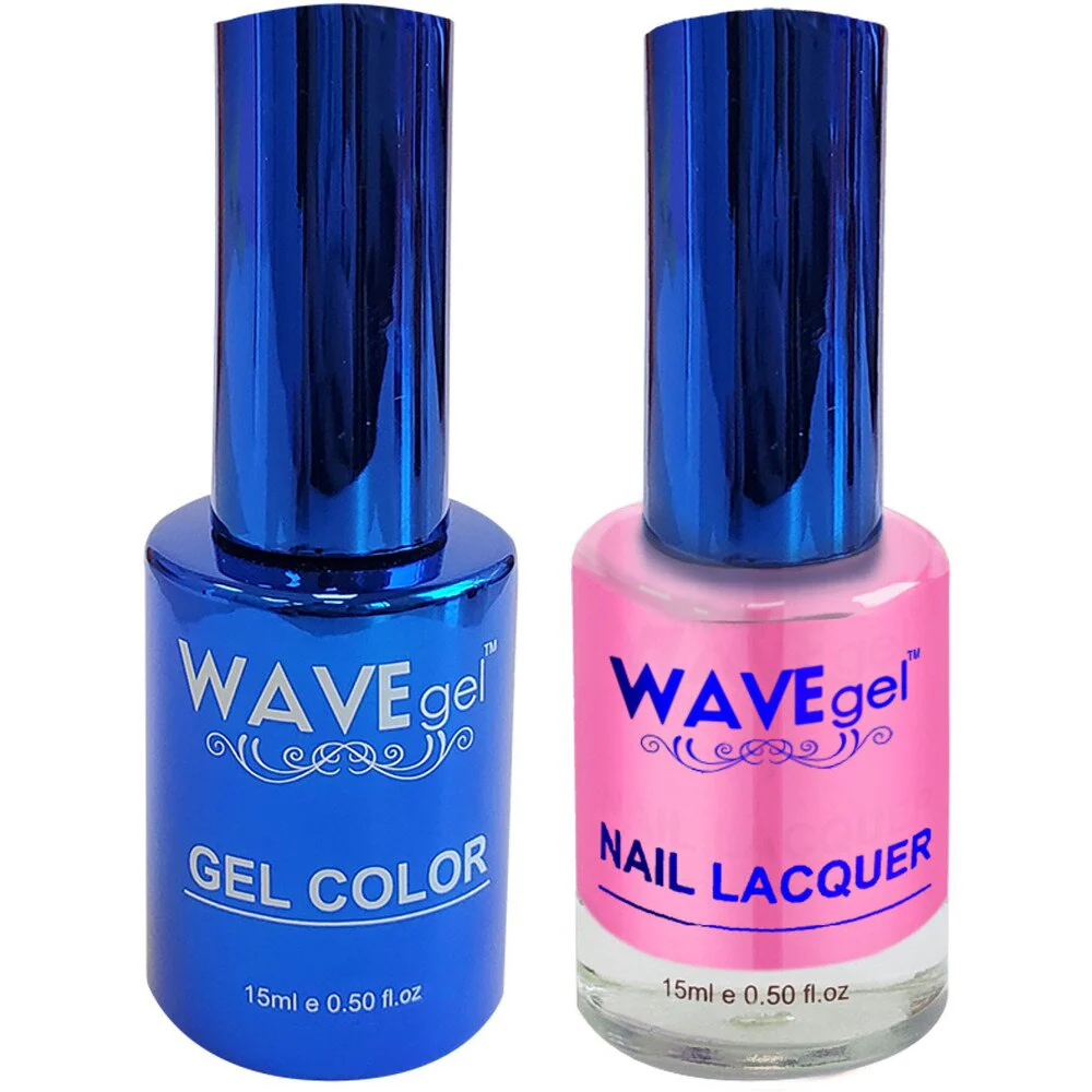 Wave Royal Collection 2-In-1 Matching Duo Set / 1 Gel Polish 0.5 oz. + 1 Lacquer 0.5 oz. / #WR024 Sovereign in Pink!