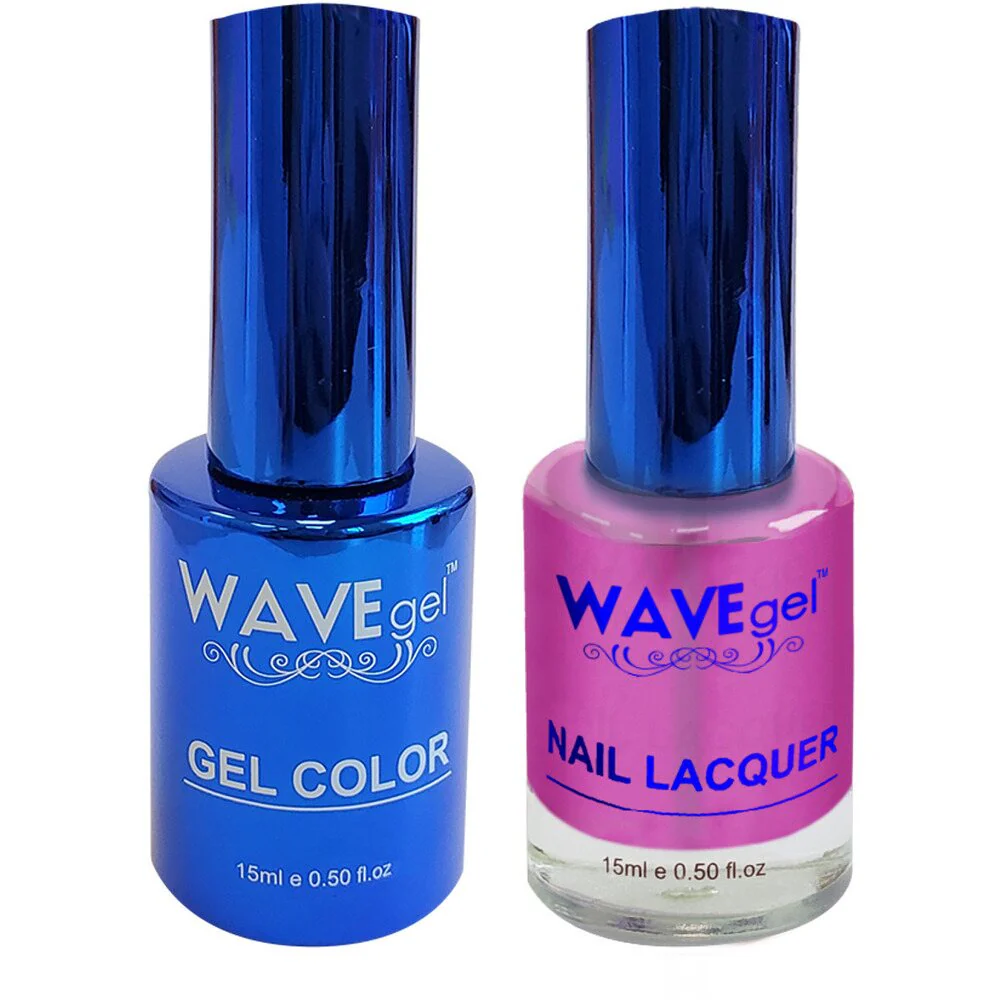 Wave Royal Collection 2-In-1 Matching Duo Set / 1 Gel Polish 0.5 oz. + 1 Lacquer 0.5 oz. / #WR033 A walk in the Queen's Garden