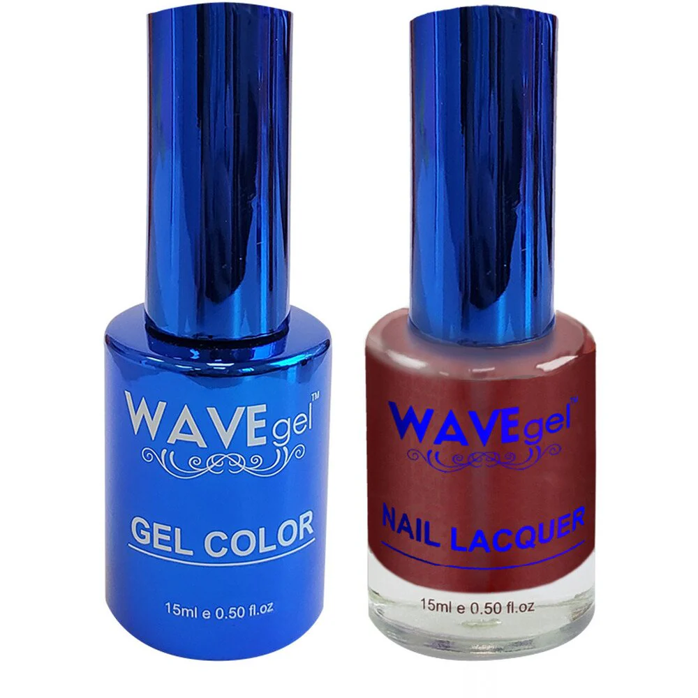 Wave Royal Collection 2-In-1 Matching Duo Set / 1 Gel Polish 0.5 oz. + 1 Lacquer 0.5 oz. / #WR065 Dark & Envious