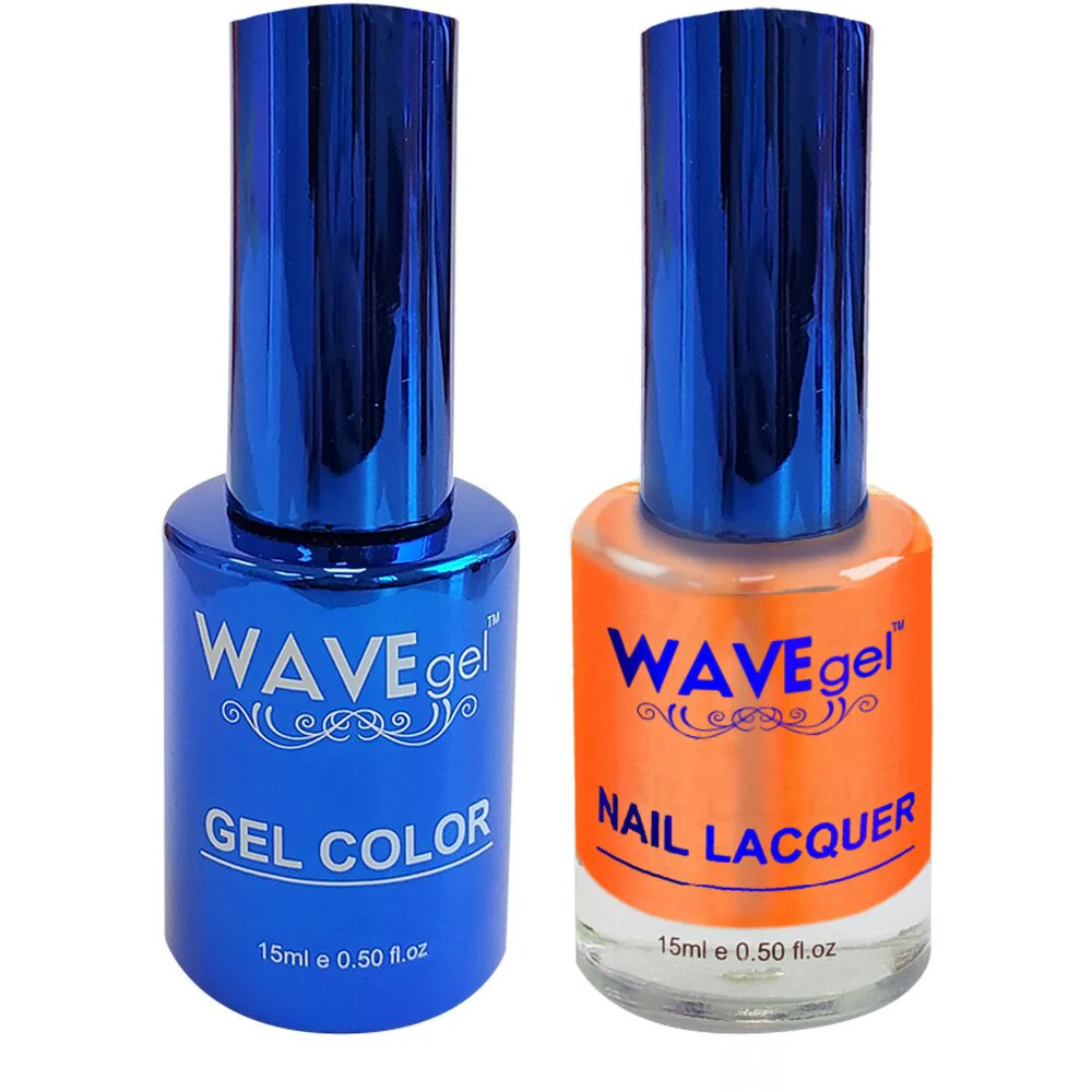 Wave Royal Collection 2-In-1 Matching Duo Set / 1 Gel Polish 0.5 oz. + 1 Lacquer 0.5 oz. / #WR071 Prince of Orange