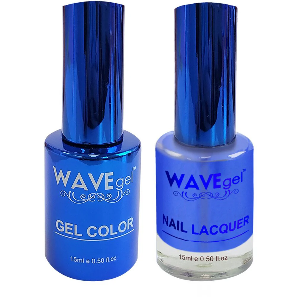 Wave Royal Collection 2-In-1 Matching Duo Set / 1 Gel Polish 0.5 oz. + 1 Lacquer 0.5 oz. / #WR105 Royal Blue