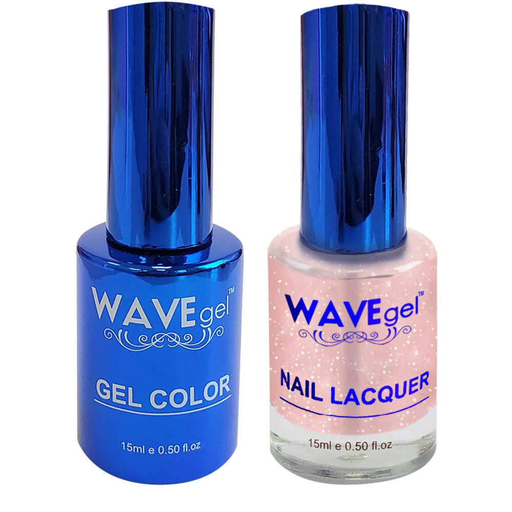 Wave Royal Collection 2-In-1 Matching Duo Set / 1 Gel Polish 0.5 oz. + 1 Lacquer 0.5 oz. / #WR110 Blush Royale