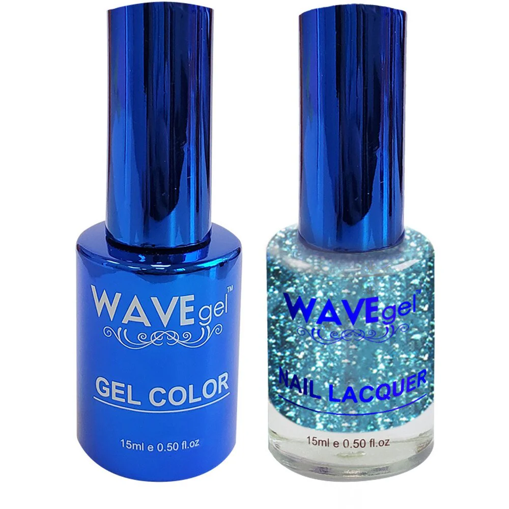 Wave Royal Collection 2-In-1 Matching Duo Set / 1 Gel Polish 0.5 oz. + 1 Lacquer 0.5 oz. / #WR119 Queen's Sky