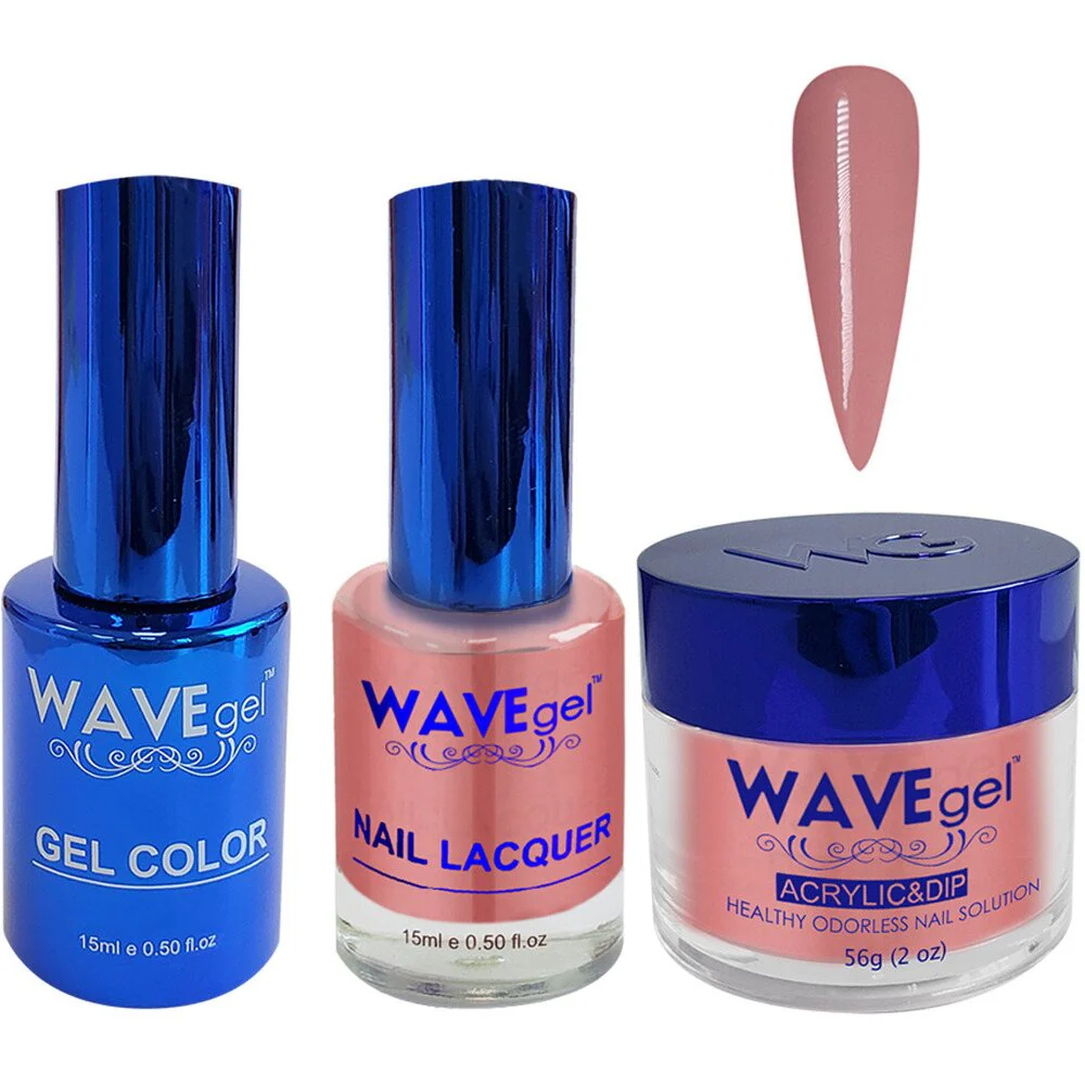 Wave Royal Collection 3-In-1 Matching Combo Set / 1 Gel Polish 0.5 oz. + 1 Lacquer 0.5 oz. + 1 Dip Powder 2 oz. / #WR017 Say My Name