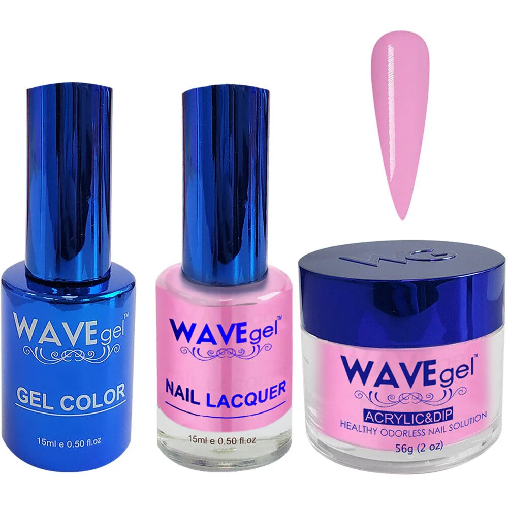 Wave Royal Collection 3-In-1 Matching Combo Set / 1 Gel Polish 0.5 oz. + 1 Lacquer 0.5 oz. + 1 Dip Powder 2 oz. / #WR025 Sitting Still & Looking Pretty