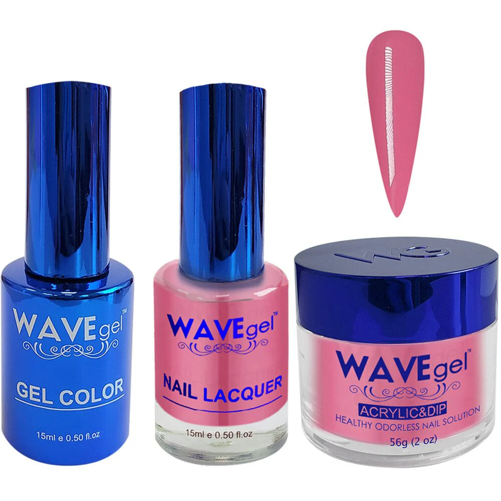 Wave Royal Collection 3-In-1 Matching Combo Set / 1 Gel Polish 0.5 oz. + 1 Lacquer 0.5 oz. + 1 Dip Powder 2 oz. / #WR030 Summer Fling