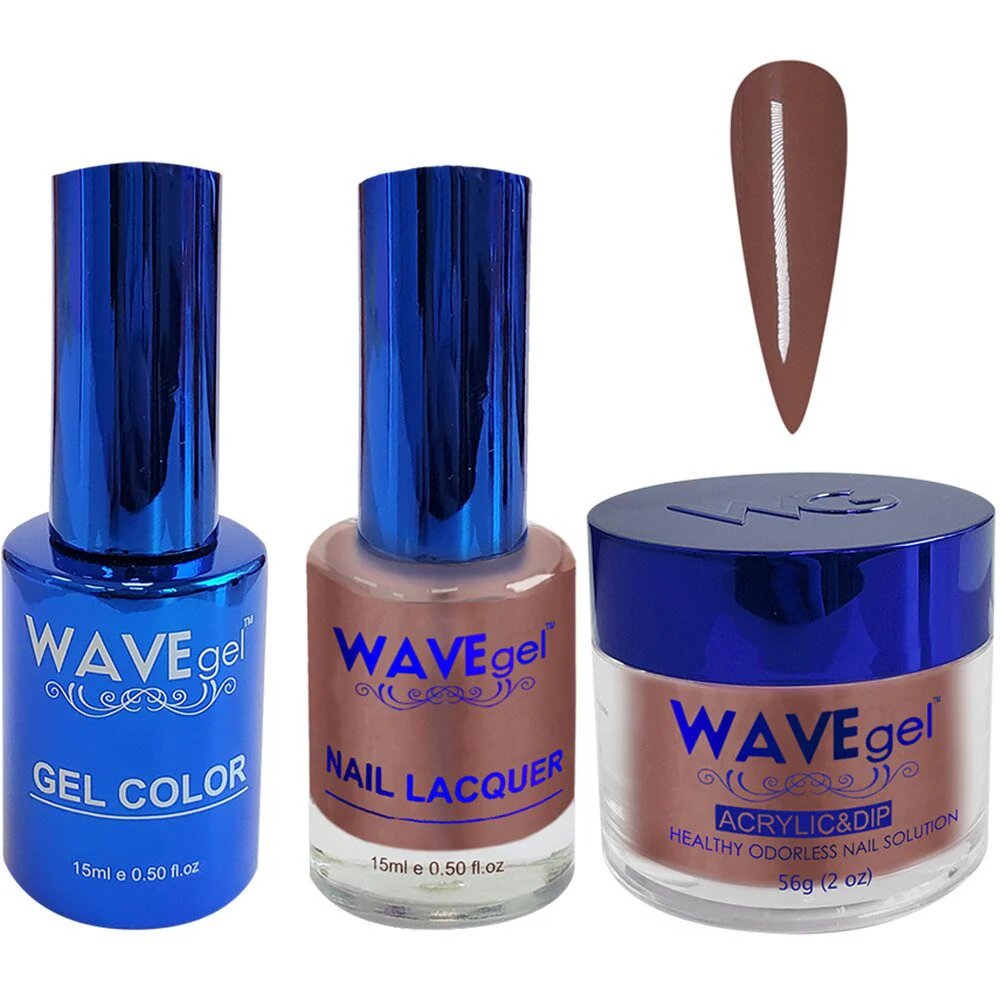 Wave Royal Collection 3-In-1 Matching Combo Set / 1 Gel Polish 0.5 oz. + 1 Lacquer 0.5 oz. + 1 Dip Powder 2 oz. / #WR049 Temptress