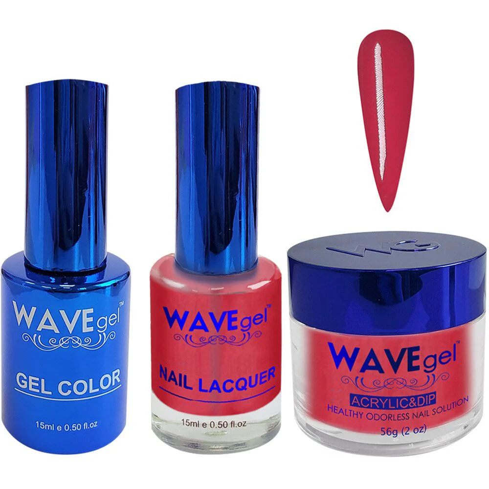 Wave Royal Collection 3-In-1 Matching Combo Set / 1 Gel Polish 0.5 oz. + 1 Lacquer 0.5 oz. + 1 Dip Powder 2 oz. / #WR054 Night In