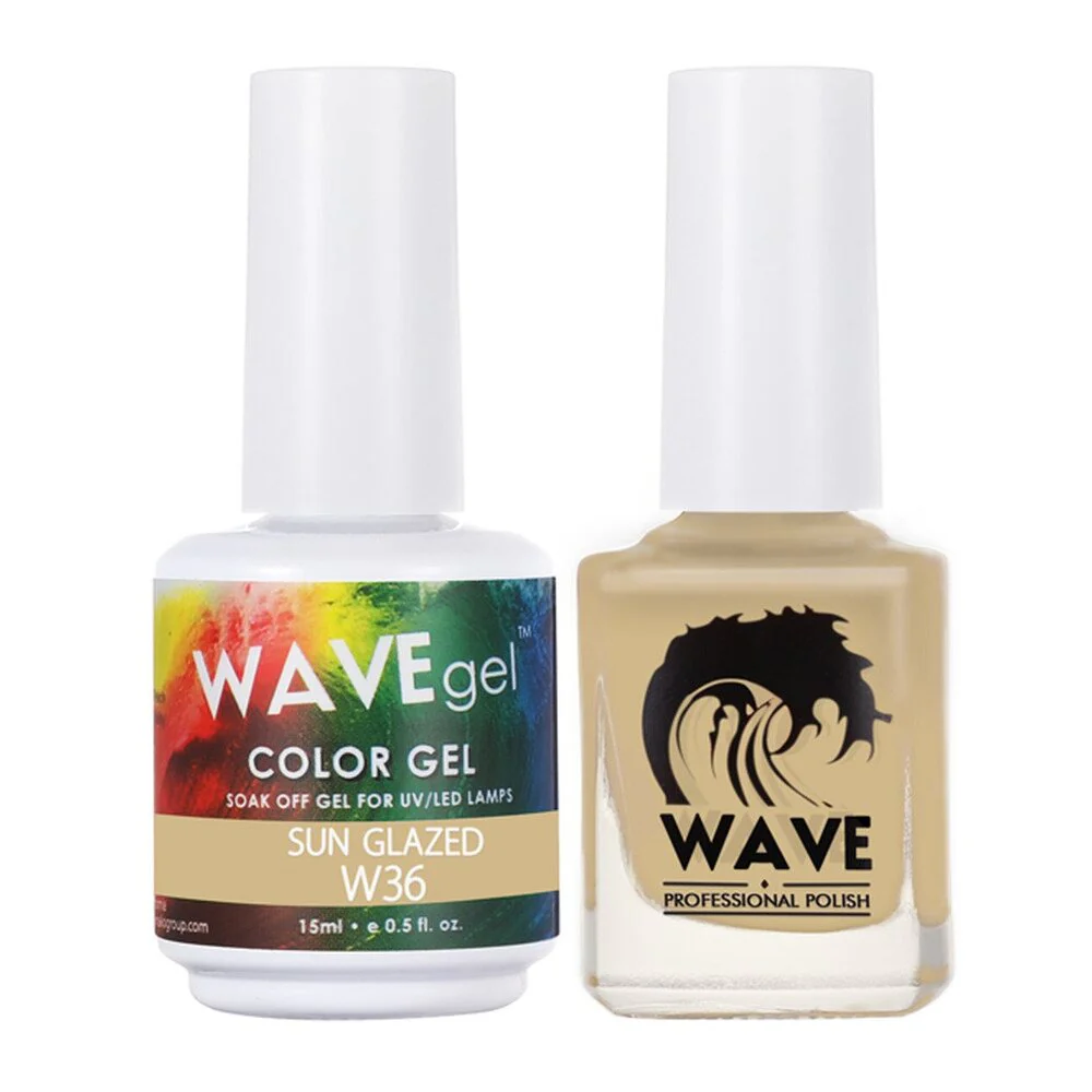 Wave Simplicity 2-In-1 Matching Duo Set / 1 Gel Polish 0.6 oz. + 1 Lacquer 0.5 oz. / #036 Sun Glazed - 22698 - Image 2